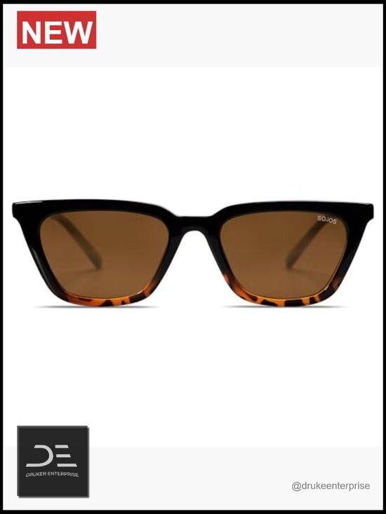 Polarized Narrow Square Cateye Sunglasses UV400 Protection for Women Retro main image 7